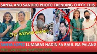 SANYA LOPEZ LUMABAS NADIN SA BAUL ISA PALANG PRO PBBM AT SARA SUPPORTERS SANDRO AT SANYA SPOTTED!!