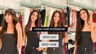 NEW HAIRSTYLE. NEW DAY! Using Hair Extensions by 1 Hair Stop