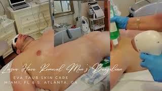 Man's Brazilian Laser Hair Removal Demo