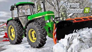 My First Snow Day in Farming Simulator 25