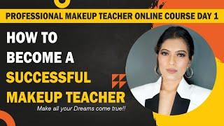 PROFESSIONAL MAKEUP TEACHER TRAINING CLASS DAY 1|Complete Makeup Course| FREE MAKEUP CLASS| Pratibha