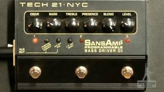 Tech 21 Sans Amp Programmable Bass Driver DI: Gear Up