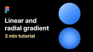 Linear and radial gradient in Figma