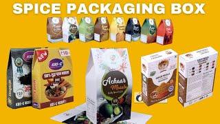 Spice Packaging Boxes | Small to Large Scale Business Ideas | Paper Box Manufacturer |