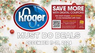 *NEW SALE* Kroger MUST DO Deals for 12/11-12/17 | 5x Digitals, Self Care Event, 33% Off Candy & MORE