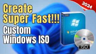 Create your own clean fast custom Windows 10 or 11 ISO image