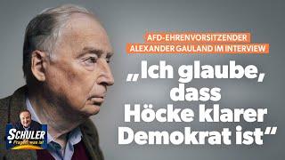 AfD-Ehrenvorsitzender Alexander Gauland im Interview: „Ich glaube, dass Höcke klarer Demokrat ist“