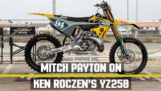 Mitch Payton on Ken Roczen's Pro Circuit Yamaha YZ250 Two Stroke