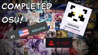 XASUMA COMPLETES OSU!! (Twitch Highlight)