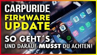 Firmware und Software Update bei Carpuride W702BS, W702B Pro - SO WIRD ES GEMACHT