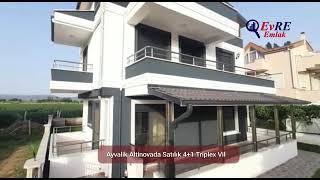 AYVALIK ALTINOVA’DA SATILIK 4+1 TRİPLEKS VİLLA...2.950.000 ₺