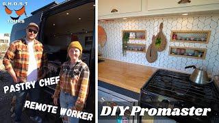 VAN TOUR - DIY Build While Living Inside