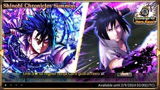 NxB NV: Best Lucky Summon!!! Full Kit Sasuke TFS New Kit With 2 Step Summon.