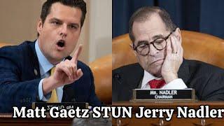 Jerry Nadler STUNNED as Trump AG Matt Gaetz HUMILIATES Him to His Face