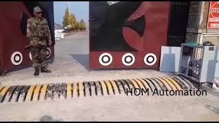 Automatic Spike Road Barrier (Electro-mechanical) - Mfg. by HOM Automation Pvt Ltd, India.