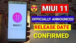 Officially announced Miui 11 Update | Miui 11 Stable Update release date in India | Miui 11 features