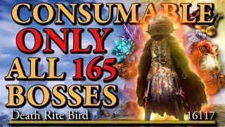 Elden Ring All (165) Bosses CONSUMABLE Only Challenge Run