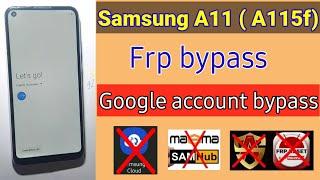 Samsung A11 frp bypass without pc 2022 | Samsung A115f frp google account bypass 2022