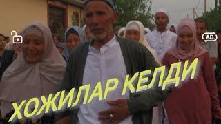 Hojilarni kutib olish. Хожиларни кутиб олиш.Бир оиладан 14 киши хожи булди! #умра #umra #диққат