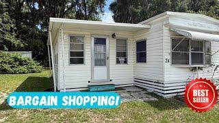 Affordable Florida Living! Tour ThisWater Front UNDER $25K Manufactured Home In Floral City 