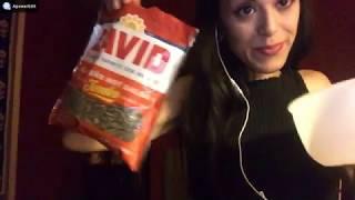 ASMR eating SUNFLOWERS SEEDS!~ 