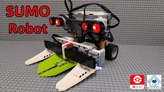 Sumo Lego Mindstorm ev3 Robot Design With Building Instructions 20x20 #house_of_robots #lego #sumo