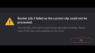 How To Fix DaVinci Resolve Rendering Error