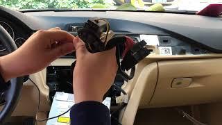 BMW aftermrket backup camera system installation