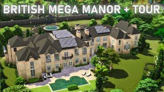 Dream British Mega Mansion | Sims 4 Speed Build + House Tour (No CC)