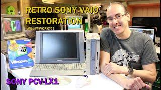 Vintage Retro 20 year old #Sony #vaio PCV-LX1 Restoration