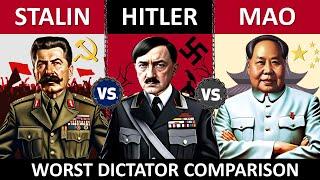 Adolf Hitler vs Joseph stalin vs Mao zedong-People Comparison