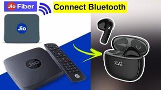 How to connect bluetooth earphones in jio fiber set top box | Connect TWS in jio set top box