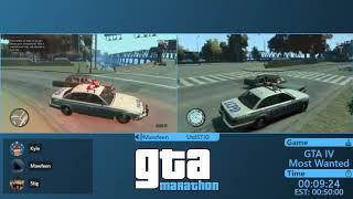 GTAMarathon 2019 - Grand Theft Auto IV - Most Wanted - UtdSTIG vs Mawfeen