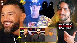 ROMAN REIGNS....Huge 3-Way Undisputed Championship Match, Brock Lesnar Roaming