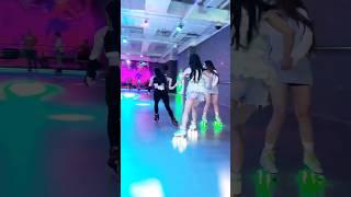 three girl skating with luv letter song #skating #skater #luvletter #shorts