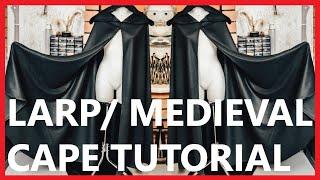 DIY medieval cosplay cape / cloak Tutorial | EASY |