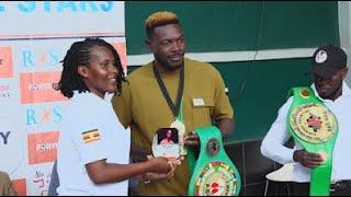 ABU CHAMPION JOHN SSERUNJOGI BEAT  SSERUYANGE &  SSEMUJJU TO WIN BEST OF AUGUST AWARD