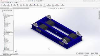 Structural Skid Design using Solidwork Weldment and Drafting-part-1