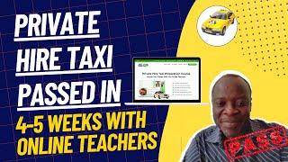 How to pass the Wolverhampton Private Hire Knowledge test in 4-5 weeks with online teachers