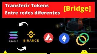 Como Transferir Tokens (BRIDGE) entre Blockchains (Sol, ETH, BSC, MATIC, etc.)