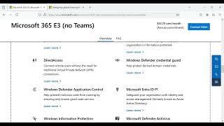 Explained Microsoft 365 Enterprise E3 Plan (no Teams) #m365 #plans #teams