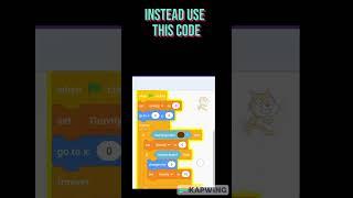 How to CORRECTLY Make Your Sprite Jump  #scratch  #tutorial #shorts