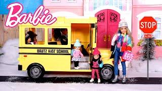 Barbie Doll Family School Morning Routine - Titi Toys Dolls