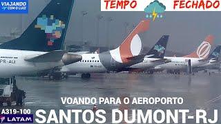 LONGA VIAGEM DO MATO GROSSO AO RIO DE JANEIRO COM MUITA CHUVA - LATAM A319-100