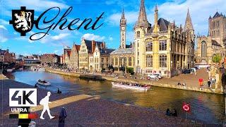 Ghent, Belgium | Vibrant Urban Life in a Medieval City - Slow TV 4K