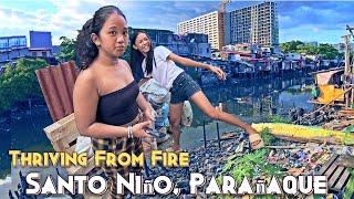 Thriving From Fire | Never Before Seen Riverside Community In Santo Niño, Parañaque City | [4K] 