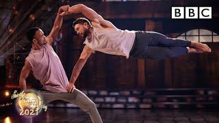 John Whaite and Johannes Radebe dance Couple's Choice to Hometown Glory by Adele  BBC Strictly 2021