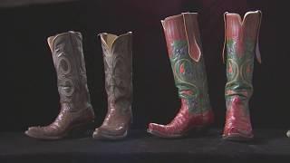 Lisa Sorrell makes cowboy boots