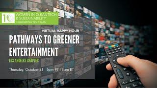 Pathways to Greener Entertainment. October 21, 2021