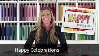 Happy Celebrations card project from Brandy Cox